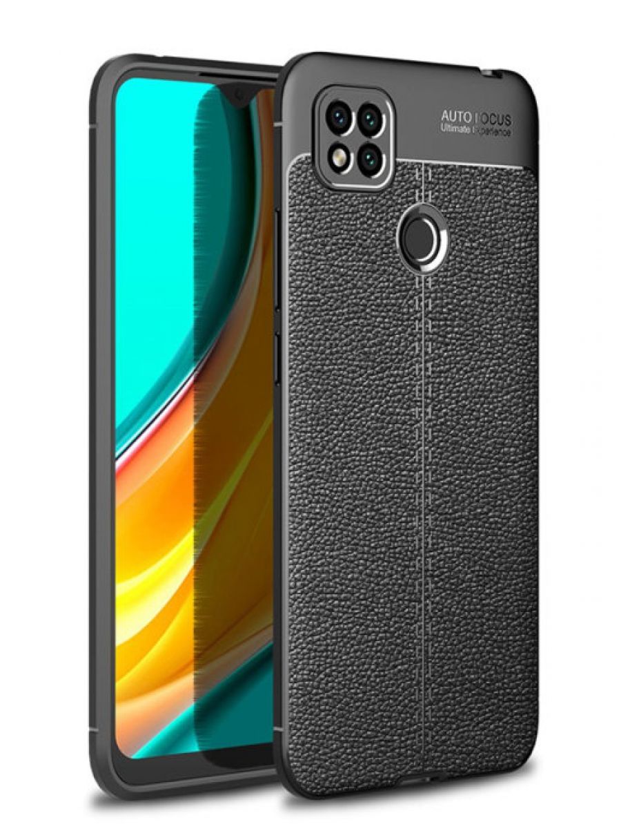 

Силиконовый чехол Fibre на Xiaomi Redmi 9C черный