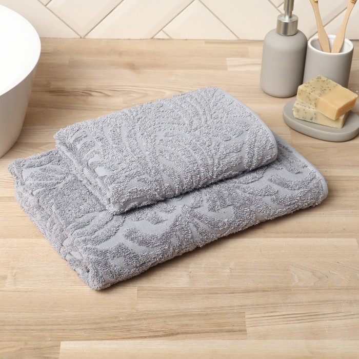 

Полотенце LoveLife Turkish cotton Муссон серый 70х140 см