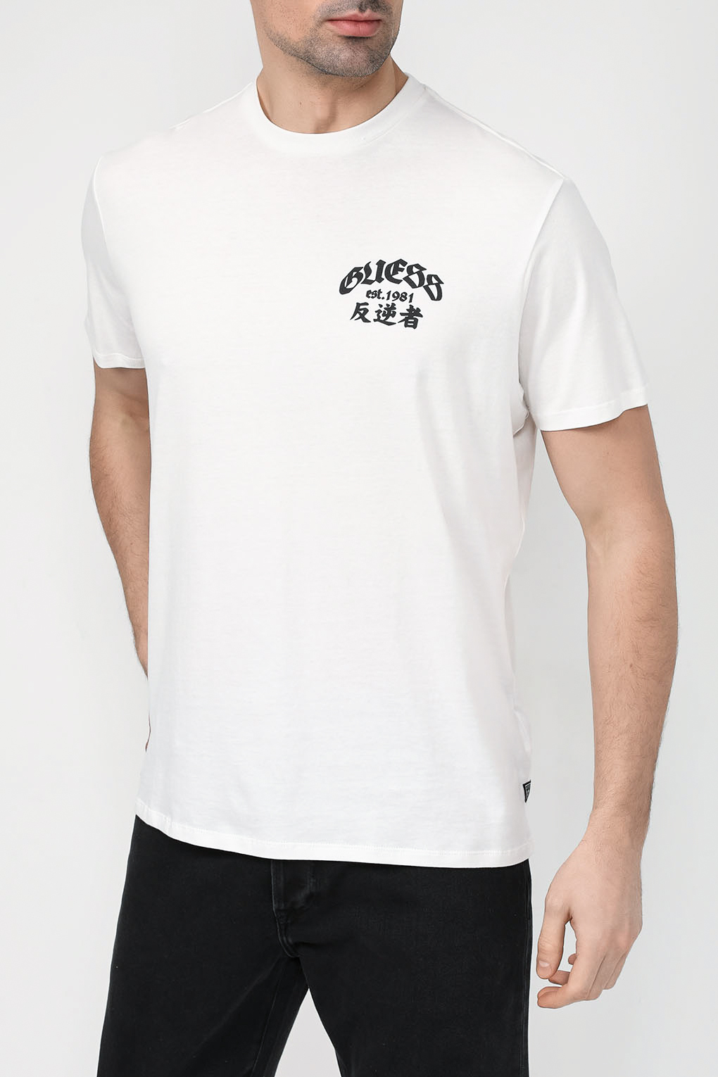 

Футболка мужская Guess M4RI65 K9RM1 белая S, Белый, M4RI65 K9RM1