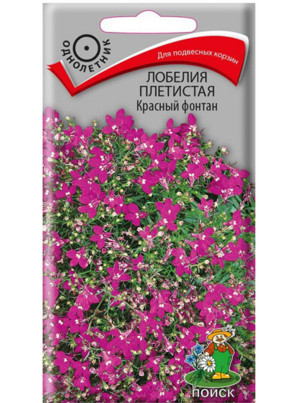 

Семена лобелия Поиск Красный фонтан 350132 1 уп., Красный фонтан