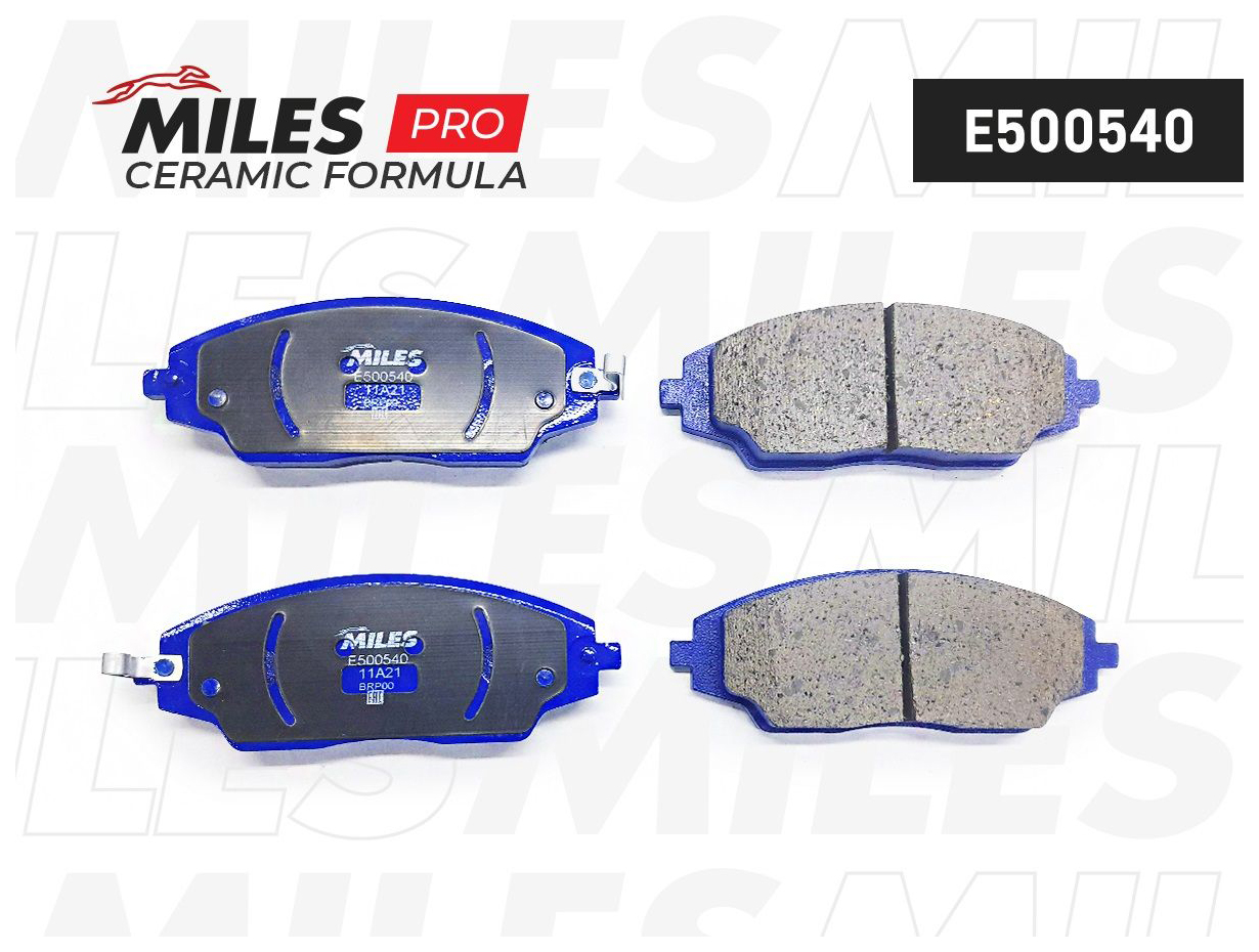 

Колодки тормозные передние GENERAL MOTORS Miles E500540