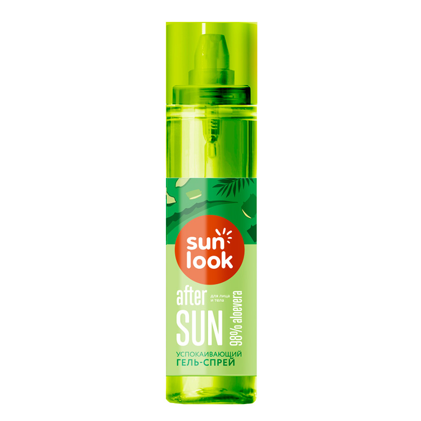 Гель-спрей для лица и тела SUN LOOK успокаивающий с алоэ после загара 118 г