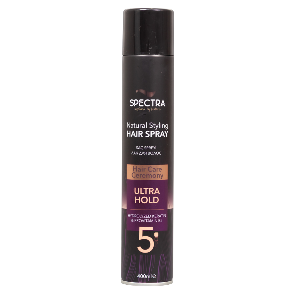 Лак для волос SPECTRA Ultra Hold 400 мл лак для волос экстрасильной фиксации салон формат extra strong lacquer