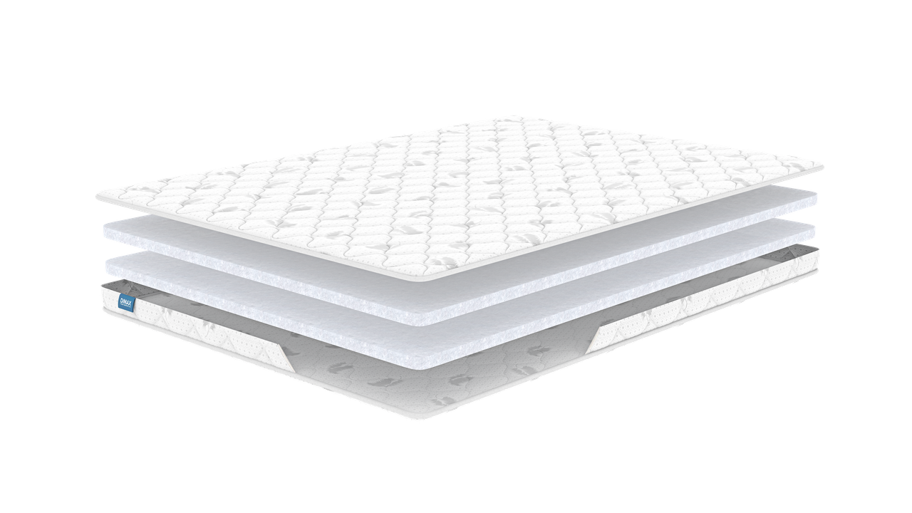 

Матрас Dimax Оптима Лайт S6 120х200, Белый;серый, S6