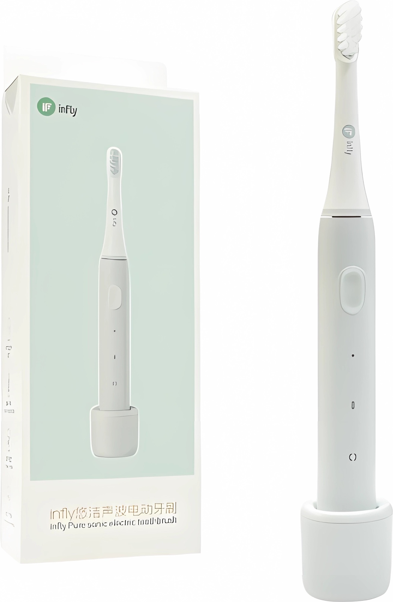 Электрическая зубная щетка Infly Electric Toothbrush P60 серый фен щетка marge hs 101gy 1000 вт серый