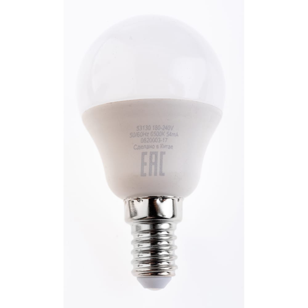 

GAUSS Лампа Elementary Шар 10W 750lm 6500K Е14 LED 1/10/100 53130