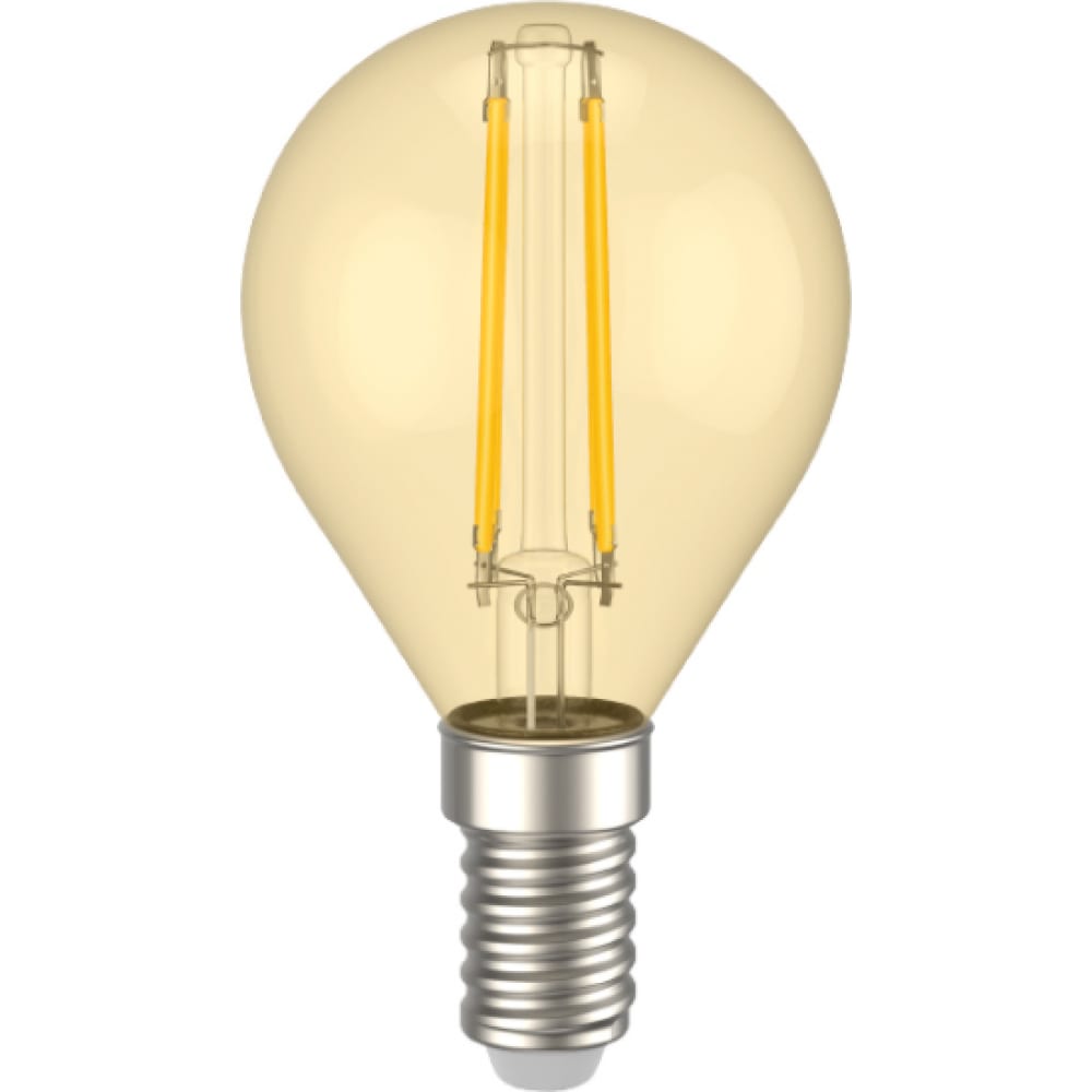 IEK Лампа LED G45 шар золото 7вт 230В 2700К E14 серия 360 LLF-G45-7-230-30-E14-CLG