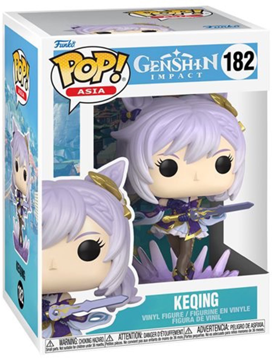 

Фигурка POP! Геншин Импакт Ке Цин с оружием Genshin Impact №182 головотряс 11,5 см, Геншин Импакт Ке Цин с оружием Genshin Impact