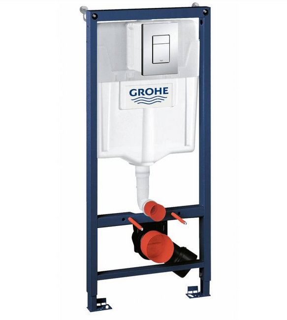 

Инсталляция для унитаза GROHE Rapid SL 3 в 1 глянцевый хром Skate Cosmopolitan 38772001, инсталляции