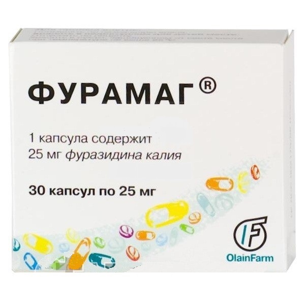 

Фурамаг капс. 25 мг 30 шт.