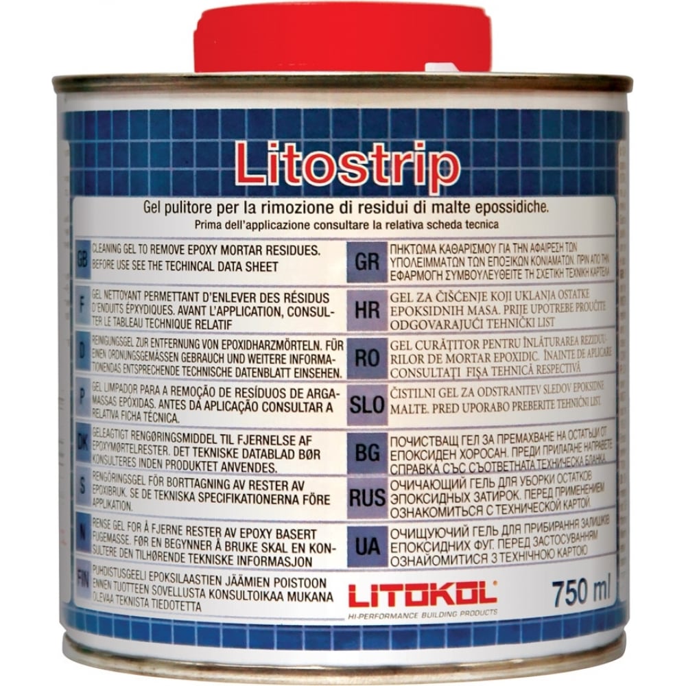 Очищающий гель LITOKOL Litostrip 0,75 L 243540002