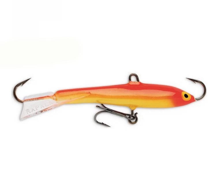 Балансир Rapala Jigging Rap 09GFR, 9 см, 25 г 100047329509 желтый; оранжевый