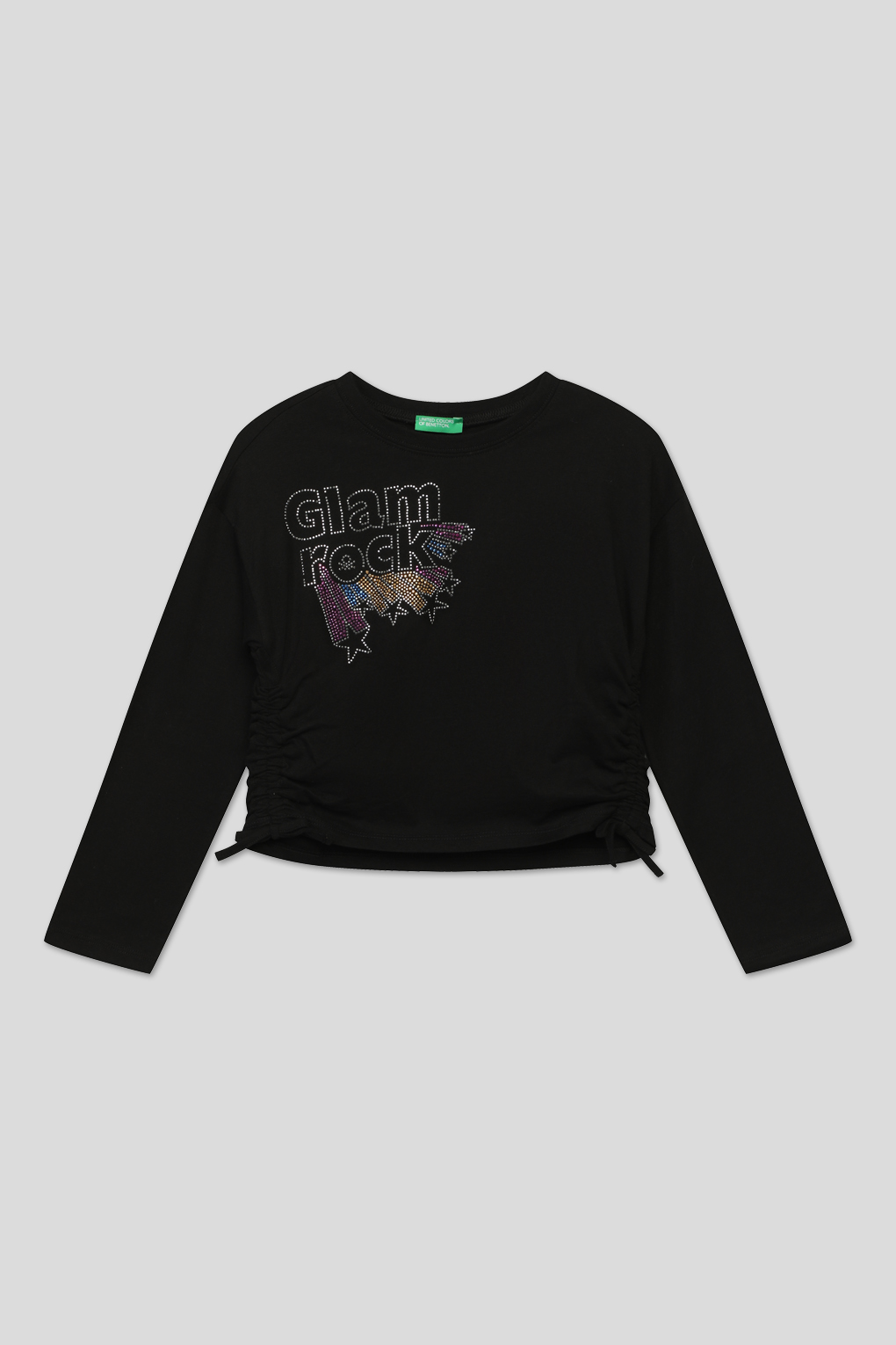 

Лонгслив детский Benetton 3VR5C106Q, черный, 128, 3VR5C106Q