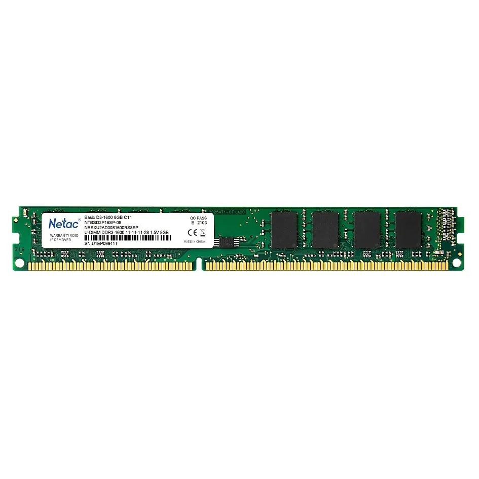 

Оперативная память Netac Basic (NTBSD3P16SP-08), DDR3 1x8Gb, 1600MHz, Basic