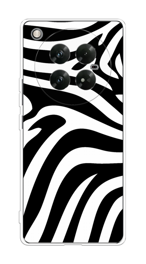 

Чехол на Infinix Zero 40 5G "Полоски зебры", Черный;белый;бежевый, 3106650-1
