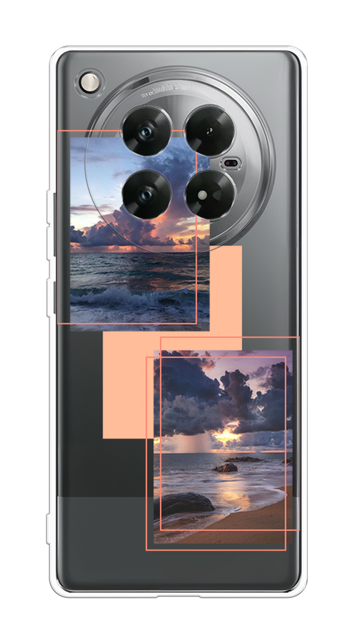 

Чехол на Infinix Zero 40 5G "Sky collage", Розовый;прозрачный;синий, 3106650-1