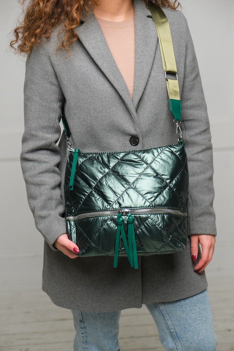 

Сумка кросс-боди женская Bags&Wallets 1825, зеленый, 1825