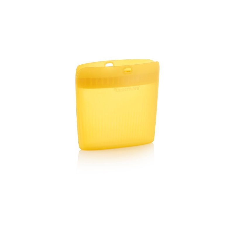 Силиконовый конверт Tupperware 540мл Ultimate жёлтый для СВЧ духовки методом Су-вид