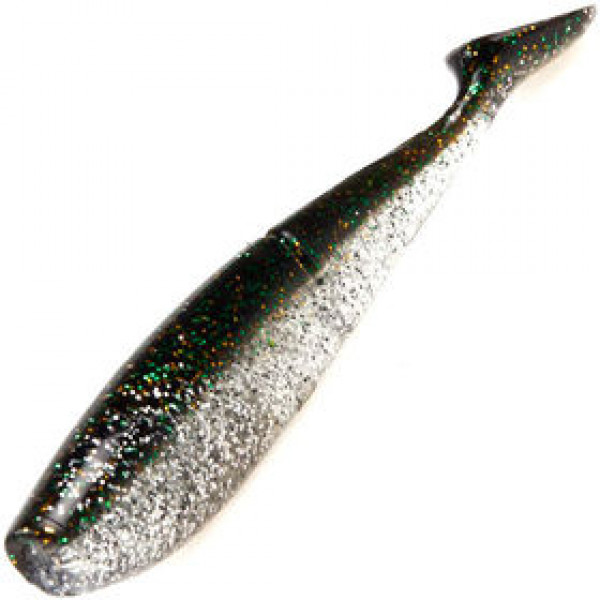 

Силикон Lucky John 3D Series ZANDER PADDLE TAIL 4.8in (12.00)/Z11 4шт., Черный;серебристый, 3D Series Zander Paddle Tail