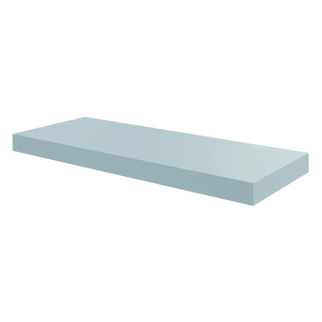 

Полка мебельная Spaceo Aqua 60x23.5x3.8 см МДФ цвет синий