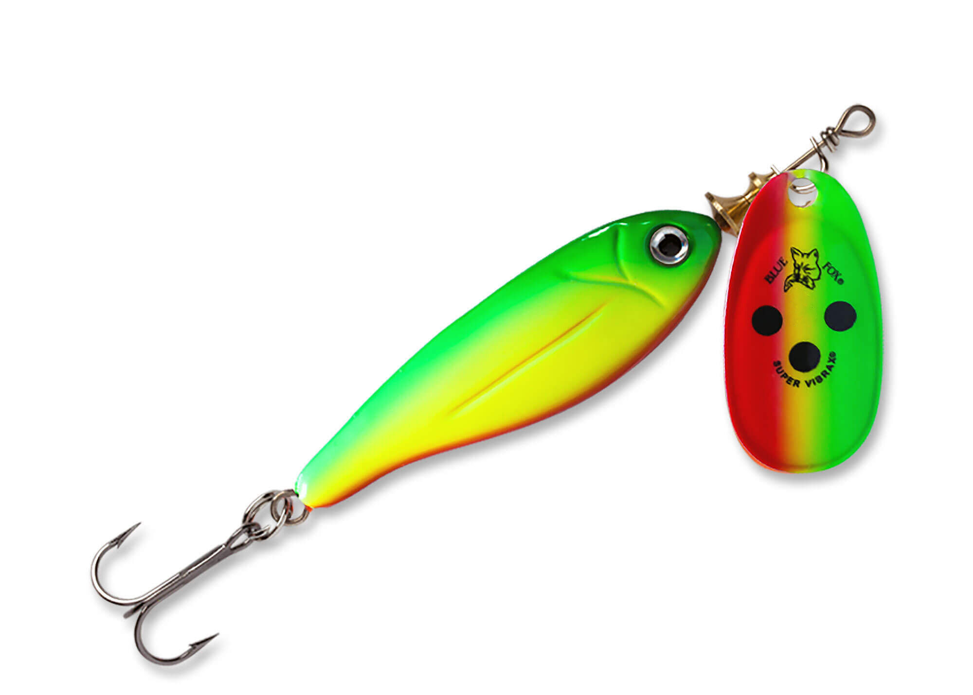 фото Блесна вращающаяся blue fox minnow super vibrax, 4 gyr, 18 г