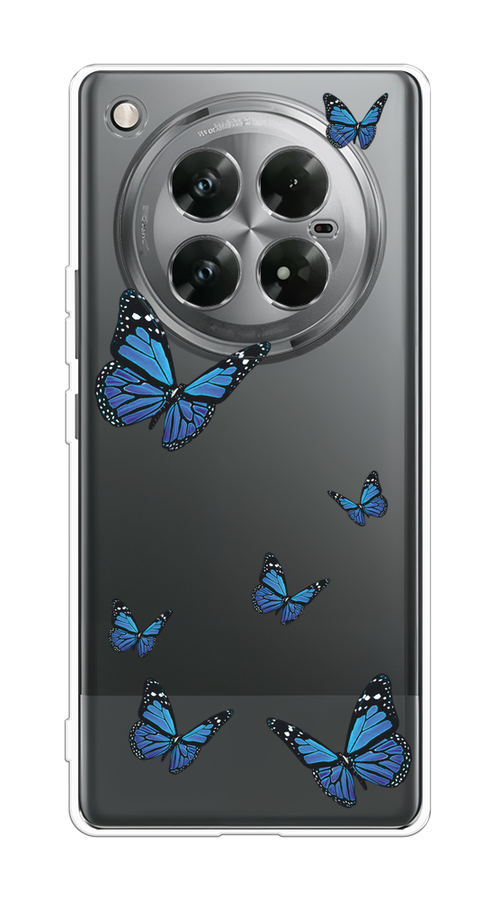 

Чехол на Infinix Zero 40 5G "Blue butterflies", Синий;черный, 3106650-1