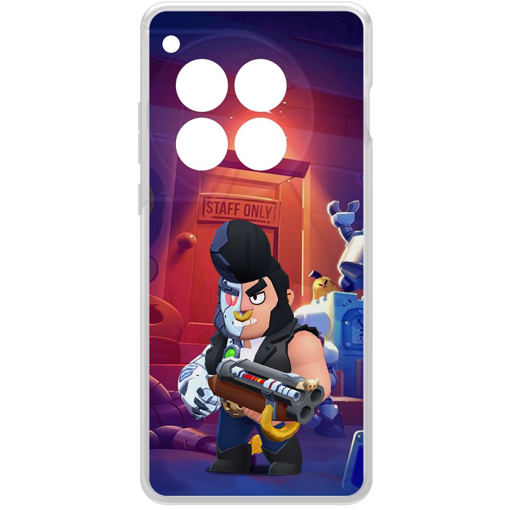

Чехол-накладка Krutoff Clear Case Brawl Stars-Б-800 для OnePlus 12, Прозрачный