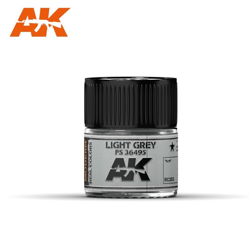 фото Краска акриловая ak interactive light grey fs 36495, 10 мл