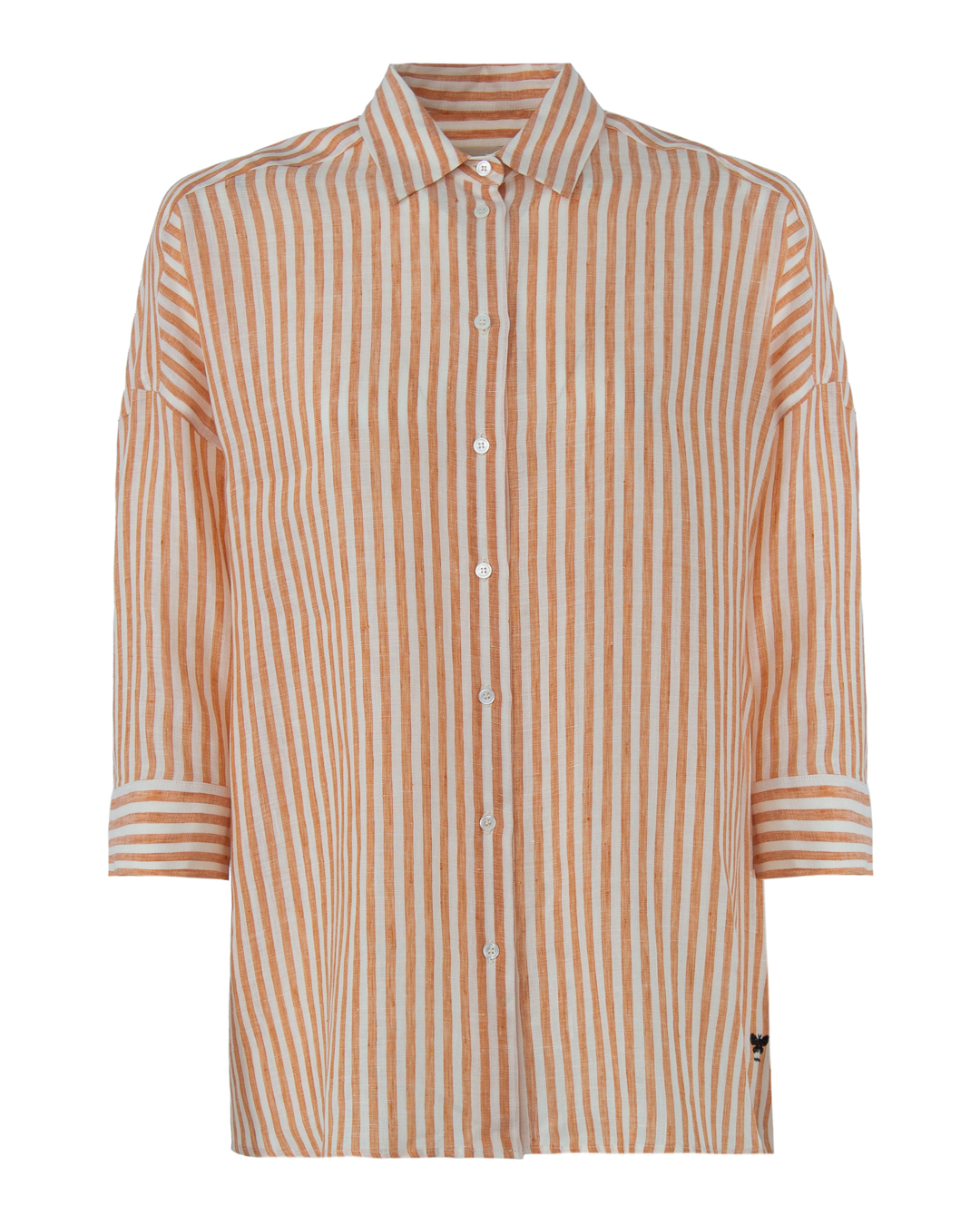 

Рубашка женская Max Mara Leisure NEBULA оранжевая 44 IT, NEBULA