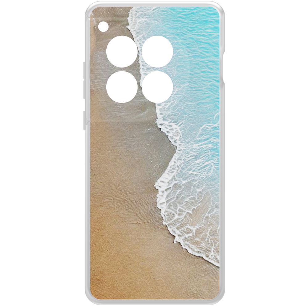 

Чехол-накладка Krutoff Clear Case Прибой для OnePlus 12, Прозрачный