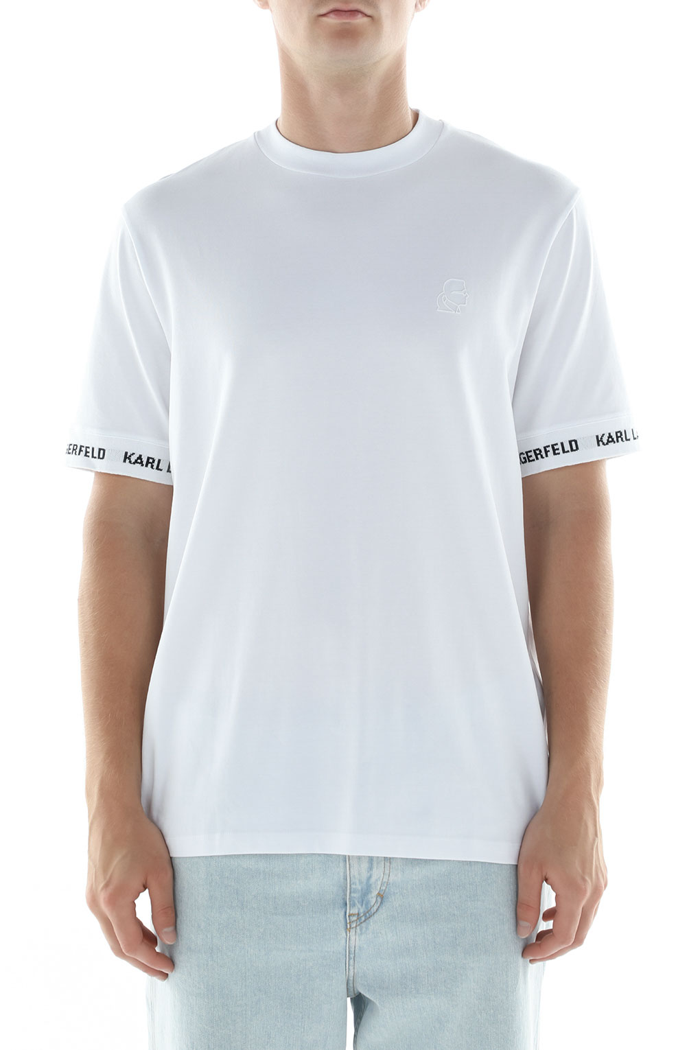 

Футболка мужская Karl Lagerfeld 542221_755023 белая 2XL, Белый, 542221_755023