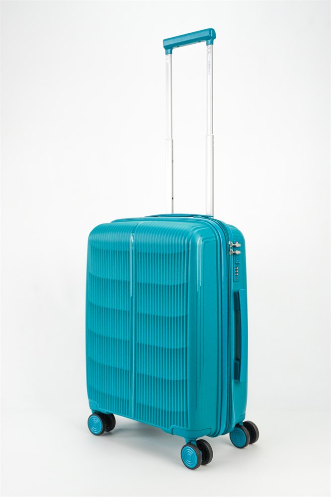 

Чемодан унисекс Sweetbags Shield бирюзовый, 55x39x22 см, Shield
