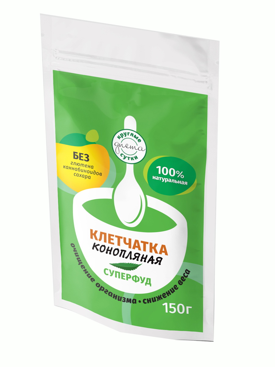 

Клетчатка Круглые сутки конопляная 150 г