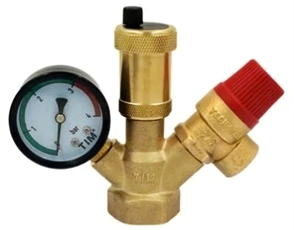 

Группа безопасности котла Мини 1- 3 бар JH1024-3std TIM, JH1024-3std