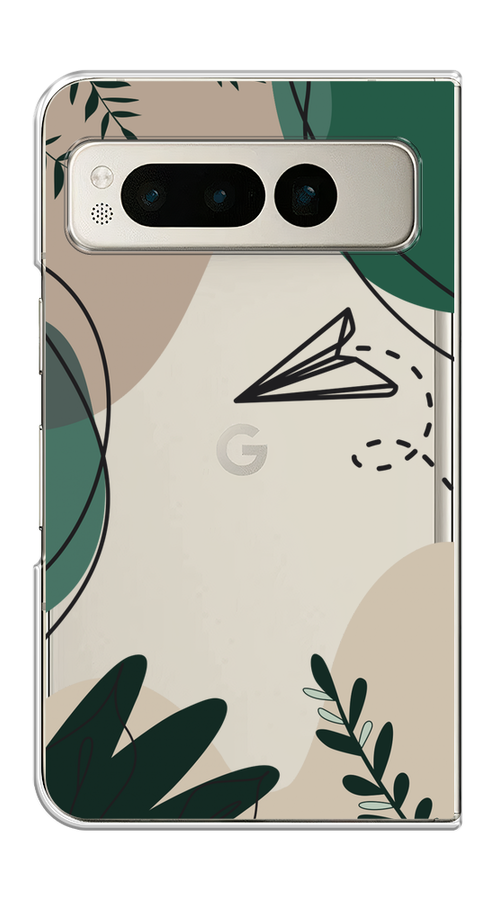 

Чехол на Google Pixel Fold "Secret Garden", Зеленый;бежевый;черный, 271850-1