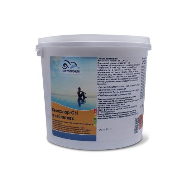 

Средство для дезинфекции воды Chemoform 0410025 25 кг