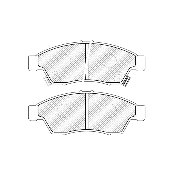 

Тормозные колодки JEENICE передние дисковые WS312000
