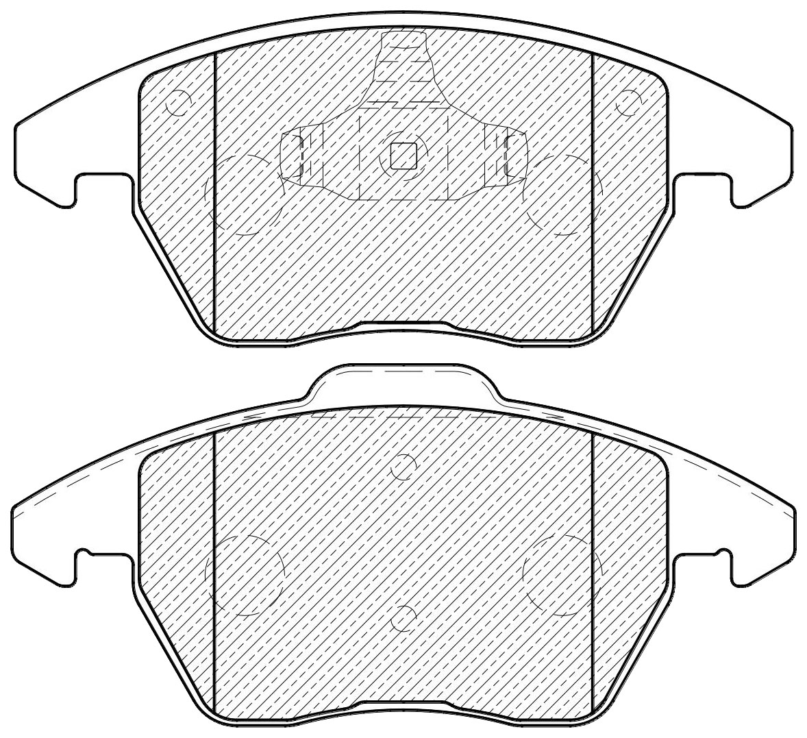 

Тормозные колодки JEENICE передние дисковые WS318901