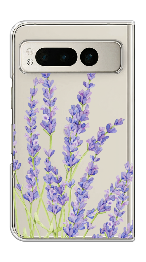 

Чехол на Google Pixel Fold "Лавандовые стебли", Фиолетовый;зеленый, 271850-1