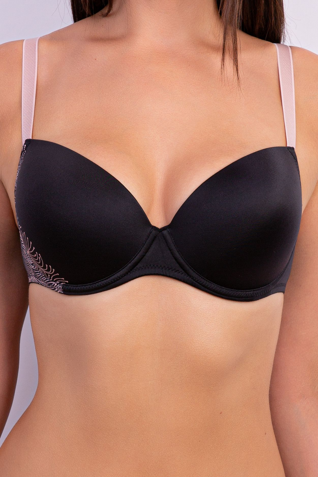 

Бюстгальтер женский Milavitsa 330059 черный 75D, 330059