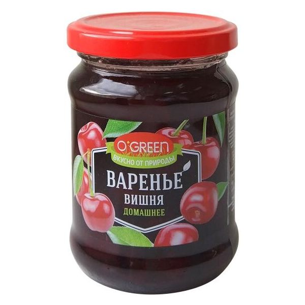 Варенье O'Green вишневое 325 г