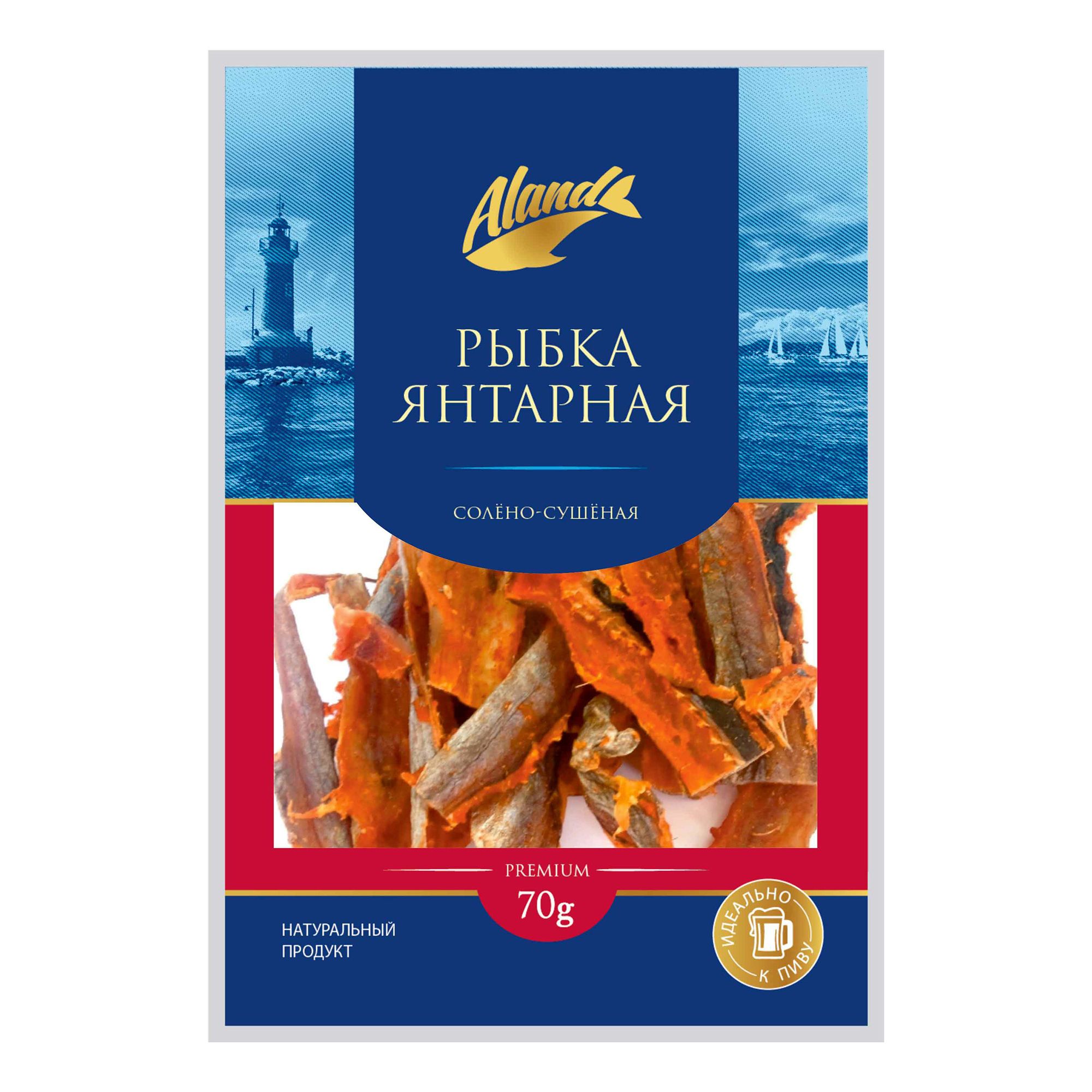 

Янтарная рыбка Aland сушеная с перцем тушка 70 г
