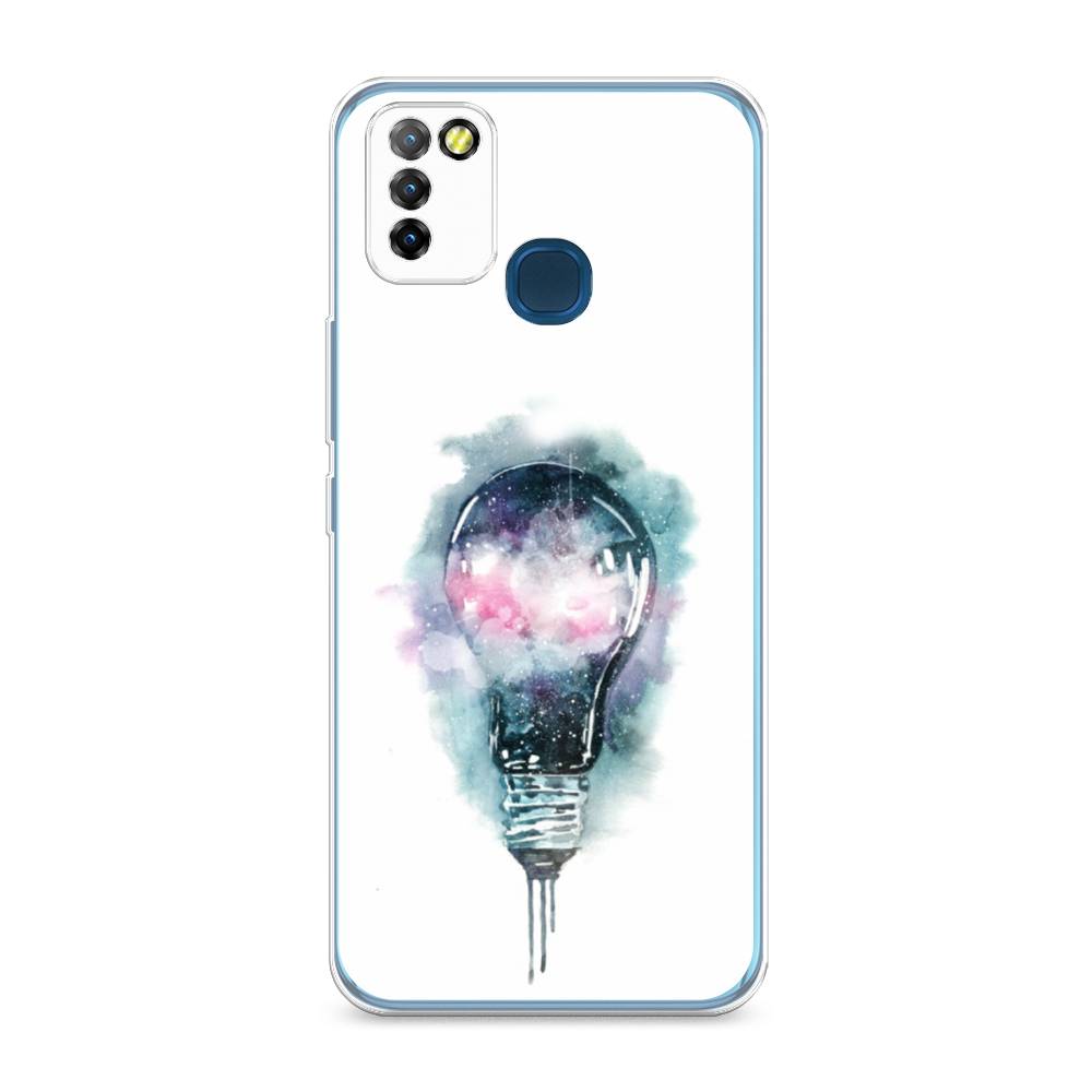 

Чехол на Infinix HOT 10 Lite "Волшебная лампа", Белый;серый, 3100350-4
