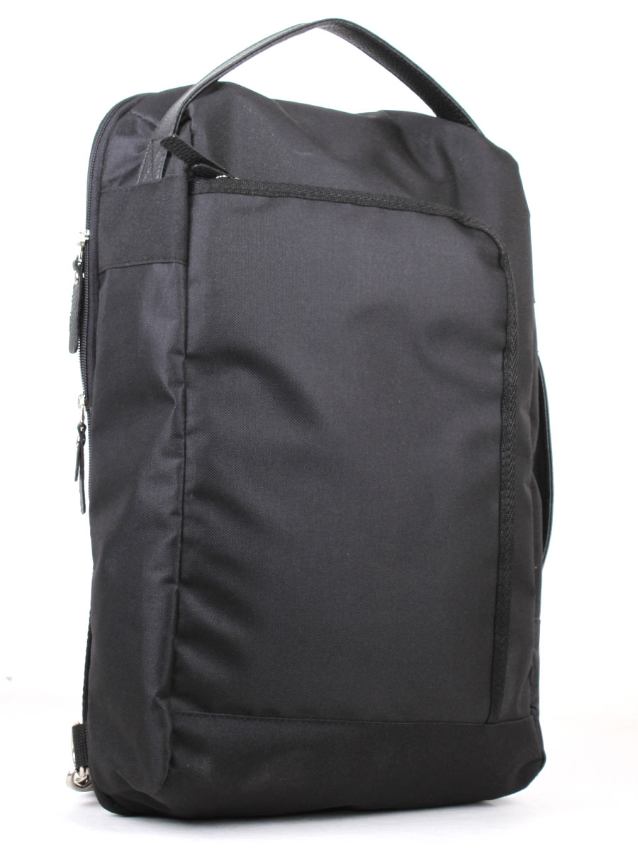 Сумка-рюкзак унисекс Медведково mix24771520031 черная, 30х42х10 см