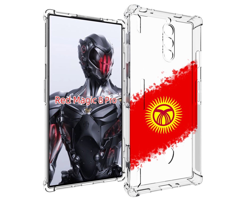 Чехол MyPads флаг Киргизии для ZTE Nubia Red Magic 8 Pro / Red Magic 8 Pro Plus