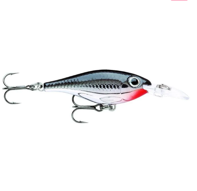 

Воблер Rapala Ultra Light Shad 04 /CH /медленно, тонущий / 1,2-1,5м, 4см, 3гр., Красный;серебристый;черный