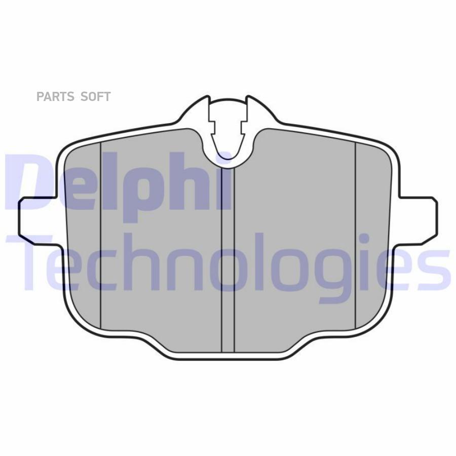 Колодки Тормозные Bmw 5 G30/ X5 G05/ 7 G11/G12 13- Задние Delphi арт. LP3579