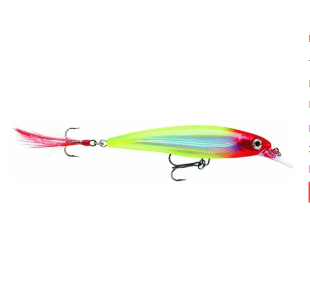

Воблер Rapala X-Rap 06 /CLN /суспендер/ 0,9-1,5м, 6см, 4гр, Голубой;желтый;красный
