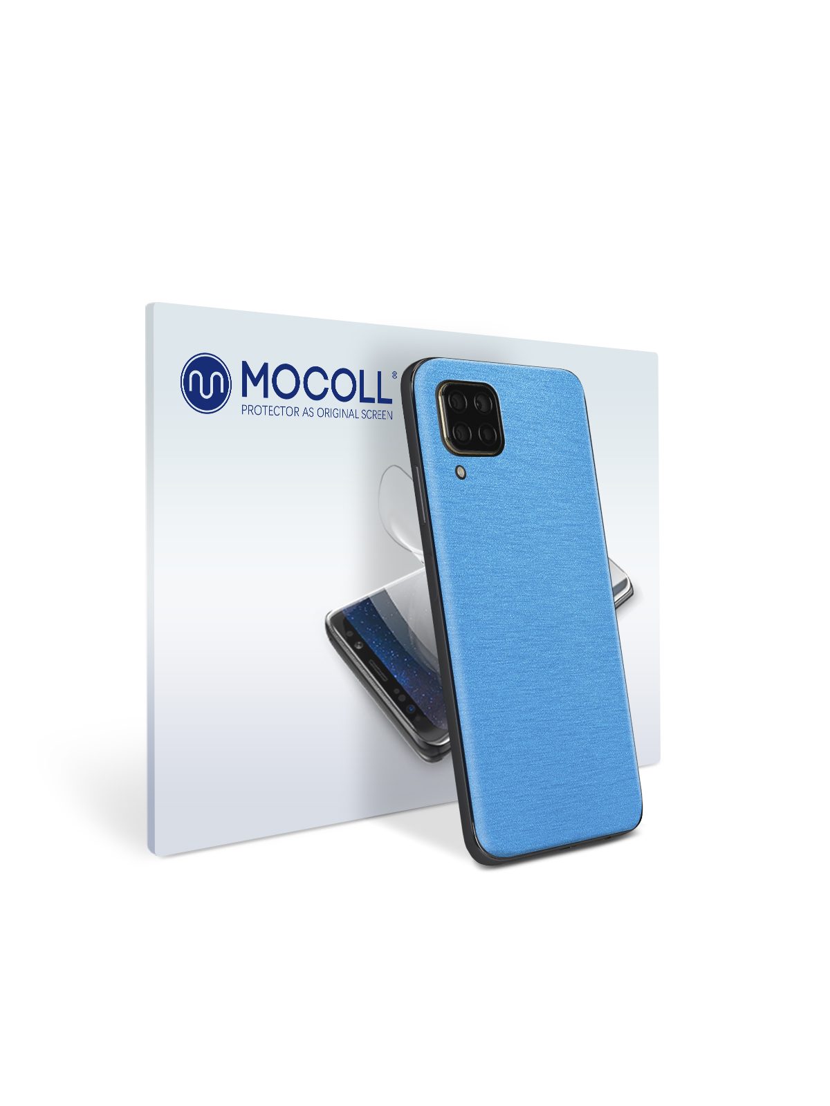 

Пленка защитная MOCOLL для задней панели Huawei Y7A Металлик Голубой