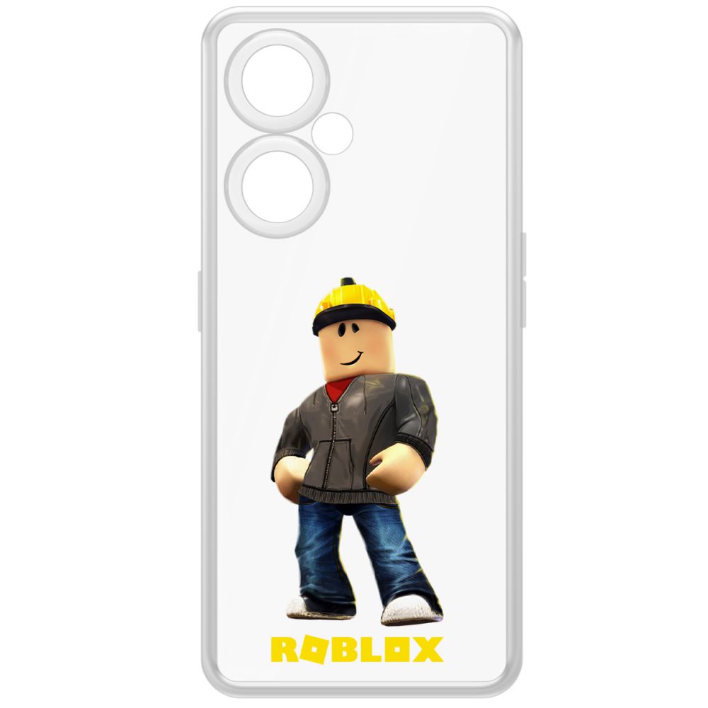 

Чехол-накладка Krutoff Clear Case Roblox-Строитель для OnePlus Nord CE 3 Lite, Прозрачный